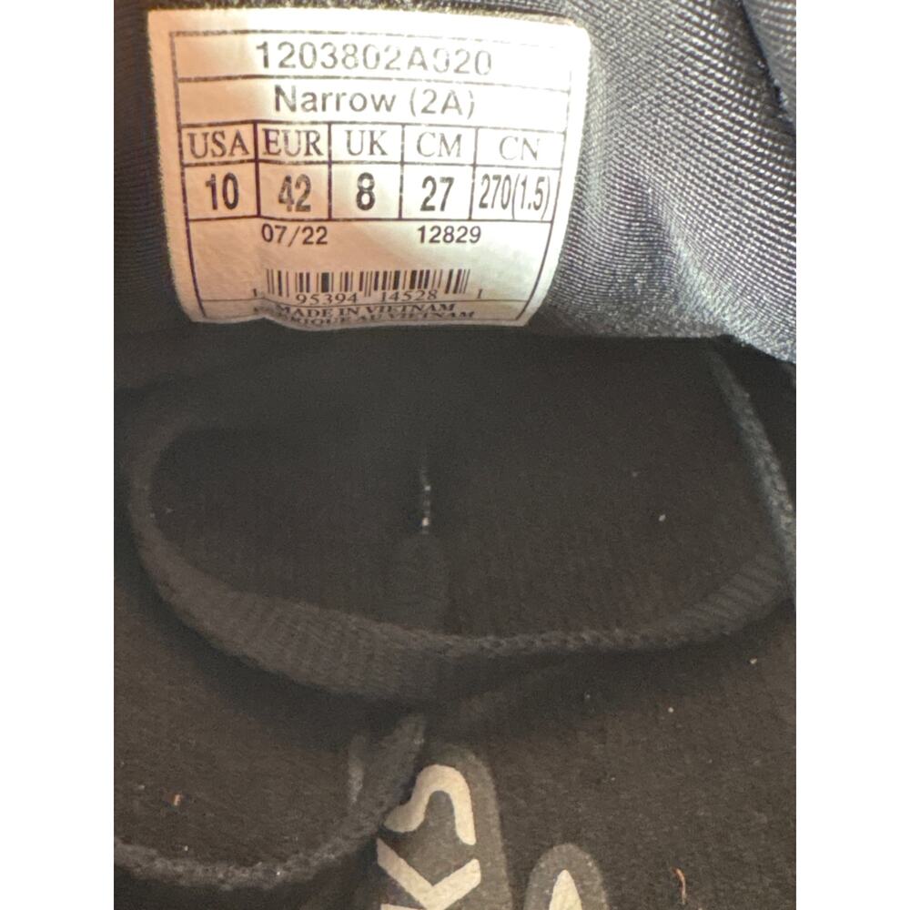Brooks Ghost 15 Wms Sz 10 Narrow (2A) Triple Black Athletic Running Shoe Sneaker - Picture 9 of 9